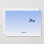 ハイフライヤー セーブ・ザ・デート アナウンスメント 招待状 (裏面)