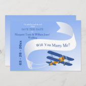 ハイフライヤー セーブ・ザ・デート アナウンスメント 招待状 (正面/裏面)