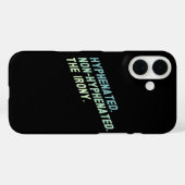 ハイフンありなしの皮肉な面白い引用 Case-Mate iPhoneケース (裏面 (横))