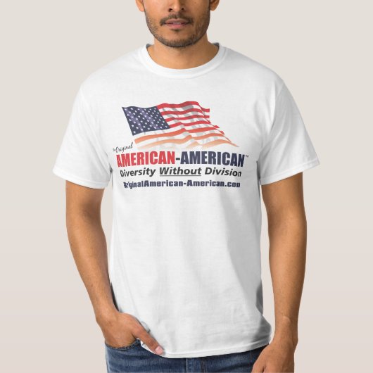 ハイフンで結ばれていたアメリカのワイシャツ Tシャツ (正面)