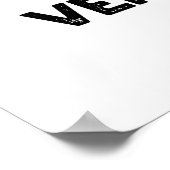 ハイフン通気おもしろい句読点のパン ポスター (角)