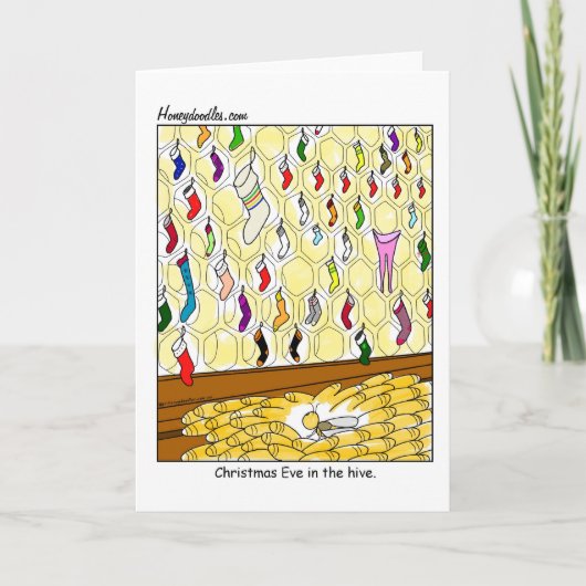 ハイブのクリスマスイブ（カラー） – カード (正面)
