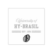 ハイブラジル大学 1325年創立 ラバースタンプ (インプリント)