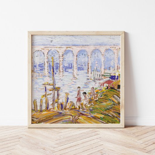 ハイブリッジハーレムリバー | ジョージ・ルークス ポスター