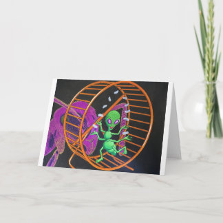 ハイブリッドエイリアン+アランニングントがジャグリング中 カード