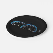 ハイブリッドカー楽器クラスター紙プレート ペーパープレート (アングル)