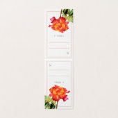 ハイブリッドティーバラオレンジレッド結婚ズ (外部フラット)