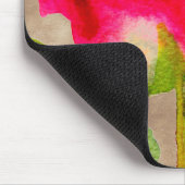 ハイブリッドティーバラ水モダン彩花芸術 マウスパッド (コーナー)