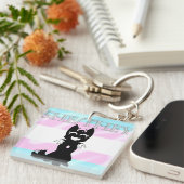 ハイブリッドトランスキーチェーン(She/They) キーホルダー (正面右)