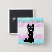 ハイブリッドトランス端子(They/They) 缶バッジ (正面&裏面)