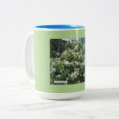 ハイブリッドハニーサックル開花 ツートーンマグカップ (正面左)