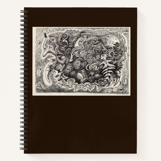 ハイブリッドビーストインクスケッチ  ノートブック (正面)