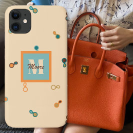 ハイブリッドペイズリーの暗いレトロに緩く散乱 iPhone 11 ケース