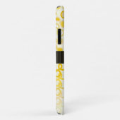 ハイブリッドペイズリーイエローヒューズ付きループグラデーション線 Case-Mate iPhoneケース (裏面/右)