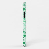 ハイブリッドペイズリー – グリーングラデーションヒューズ電話ケース Case-Mate iPhoneケース (裏面/右)