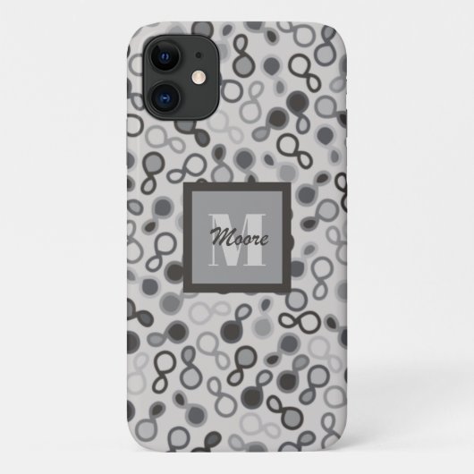 ハイブリッドペイズリー – グレースケールケースメイトiPhoneケース Case-Mate iPhoneケース (裏面)