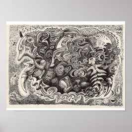 ハイブリッド獣インクスケッチ ポスター