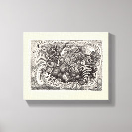 ハイブリッド獣 キャンバスプリント