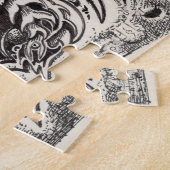 ハイブリッド獣 ジグソーパズル (側面)