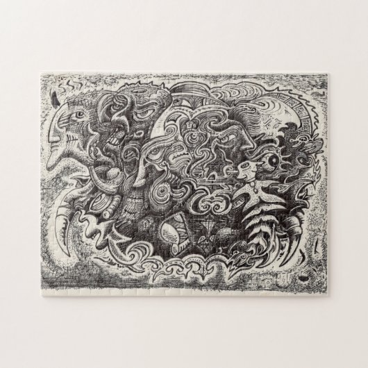 ハイブリッド獣 ジグソーパズル (横)