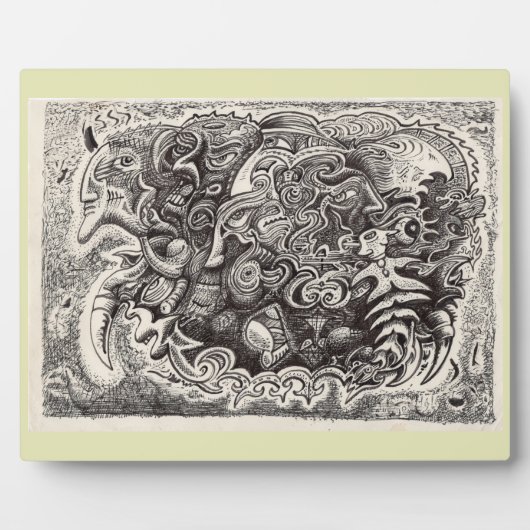 ハイブリッド獣 フォトプラーク (正面)