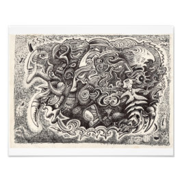 ハイブリッド獣 フォトプリント           