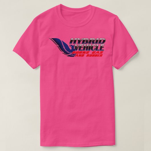 ハイブリッド車両 Tシャツ (デザイン正面)
