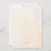 ハイブリッド ティー ローズの招待状 招待状 (裏面)