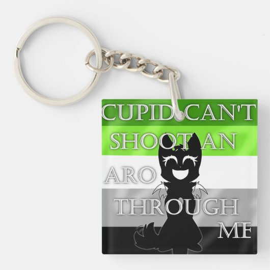 ハイブリッドAroキーチェーン キーホルダー (正面)