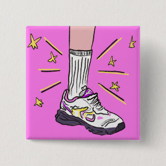 ハイブローバ女の子らしッジ 缶バッジ