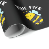 ハイブ5高おもしろい五ビープンダークBG ラッピングペーパー (ロールコーナー)