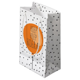 ハイプハイプホーエラオレンジバルーンオランダ誕生日 スモールペーパーバッグ