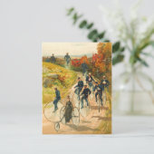 ハイホイーラーで田舎をツーリング ポストカード (スタンド正面)