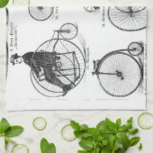 ハイホイーラー自転車ペニー農園 キッチンタオル (折り畳み)
