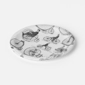 ハイホイーラー自転車ペニー農園 ペーパープレート (アングル)