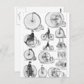 ハイホイーラー自転車ペニー農園 ポストカード (正面/裏面)