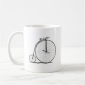 ハイホイーラー自転車ペニー・ファージング コーヒーマグカップ (左)