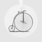 ハイホイーラー自転車 ペニー・ファージング オーナメント (裏面)