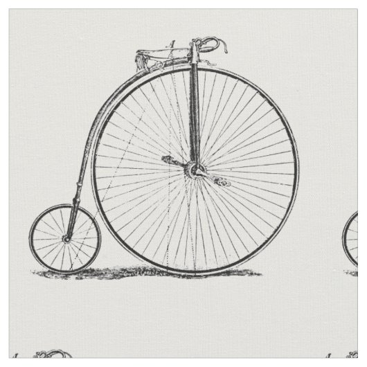 ハイホイーラー自転車 ペニー・ファージング ファブリック (クローズアップ)