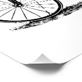 ハイホイーラー自転車 ペニー・ファージング ポスター (コーナー)