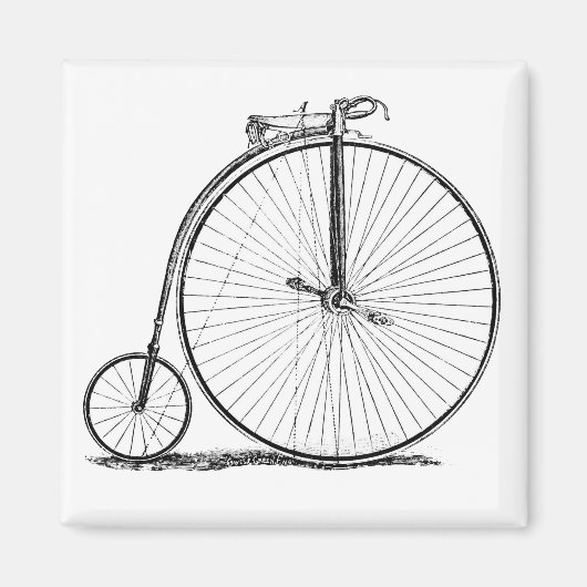 ハイホイーラー自転車 ペニー・ファージング マグネット (正面)