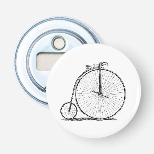 ハイホイーラー自転車 ペニー・ファージング 栓抜き (正面)
