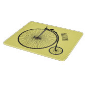 ハイホイール自転車イラストレーション カッティングボード (角)