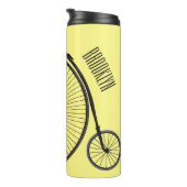 ハイホイール自転車イラストレーション タンブラー (回転右)
