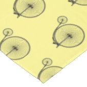 ハイホイール自転車イラストレーション テーブルクロス (アングル)