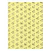 ハイホイール自転車イラストレーション テーブルクロス (正面)