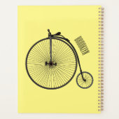 ハイホイール自転車イラストレーション プランナー手帳 (裏面)