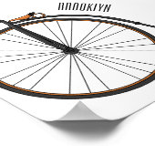 ハイホイール自転車イラストレーション ポスター (角)