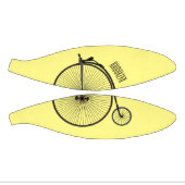 ハイホイール自転車イラストレーション ミニバスケットボール (パネル)