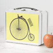ハイホイール自転車イラストレーション メタルランチボックス (インサイチュ)